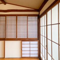 品川区西五反田の賃貸物件/障子やガラスの引き戸が趣あります