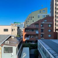 品川区西五反田の賃貸物件/キッチンの窓からの眺望。気持ちがいい