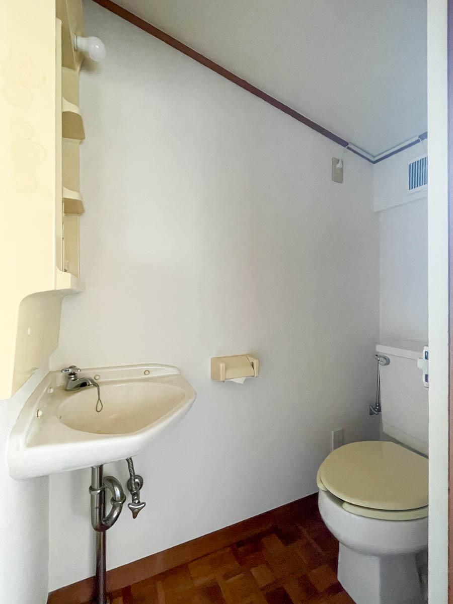 品川区西五反田の賃貸物件/トイレと洗面が同室