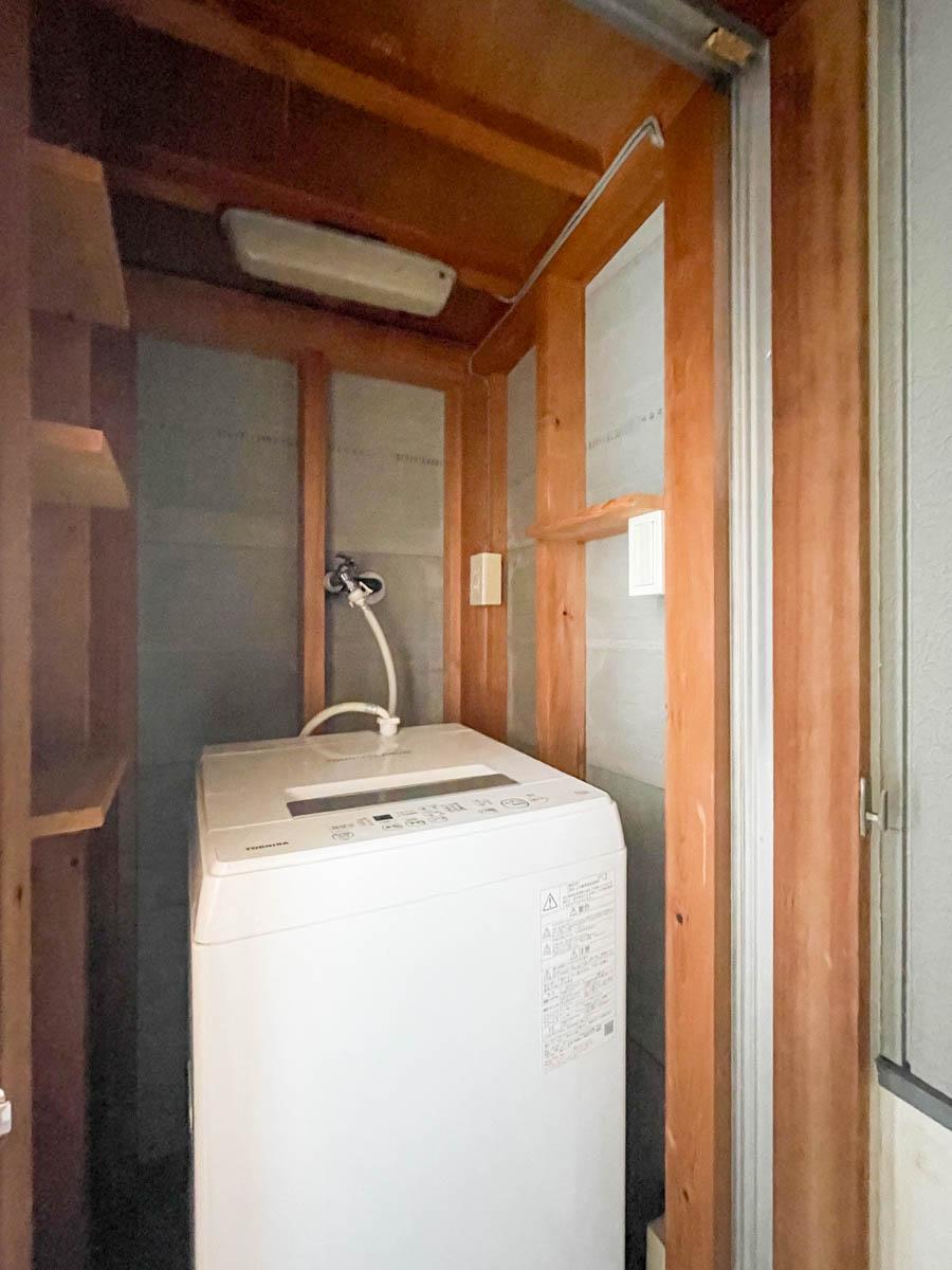 品川区西五反田の賃貸物件/洗濯機置き場（洗濯機は今は撤去されています）