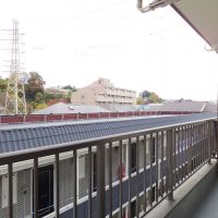 横浜市港北区菊名の賃貸物件/南側のバルコニー