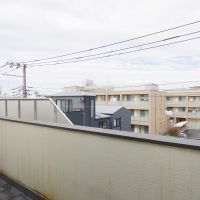 横浜市港北区菊名の賃貸物件/北側のバルコニー