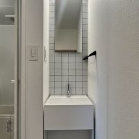 港区赤坂の賃貸物件/コンパクトな洗面所