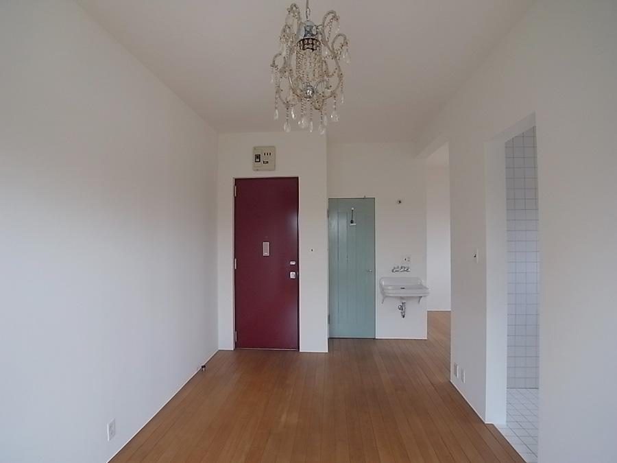 神奈川県川崎市高津区溝口の賃貸物件/建具の色がアクセントになっている