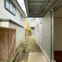 練馬区南田中の賃貸物件/1階テラス：洗濯物を干したりできます