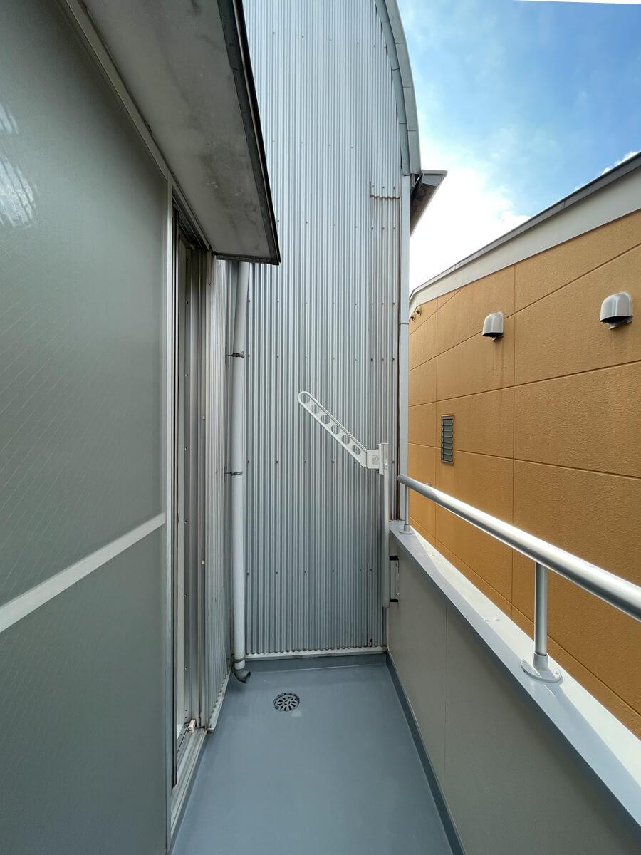 練馬区南田中の賃貸物件/2階バルコニー：洗濯物干せます