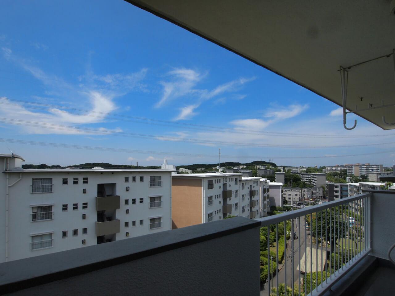 横浜市青葉区すすき野の売買物件/バルコニーからの眺望