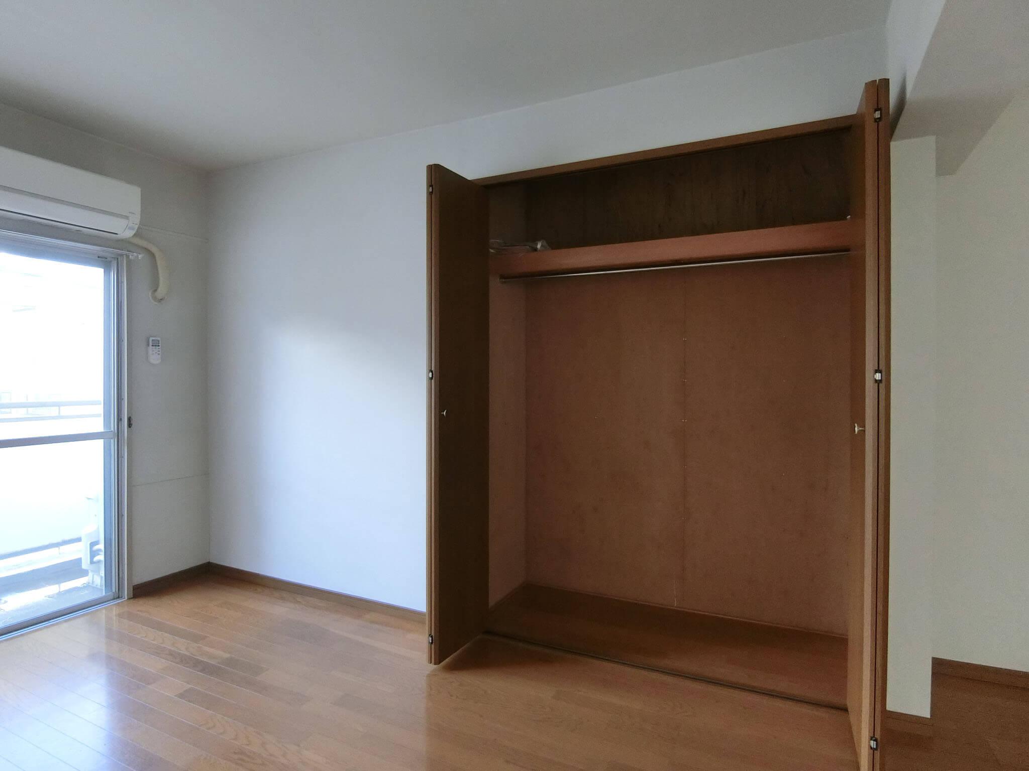 杉並区和田の賃貸物件/クローゼットはわりと容量があるほうです