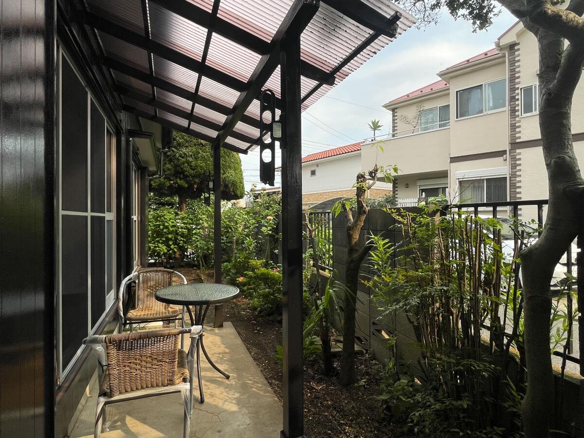 世田谷区喜多見の賃貸物件/ちょっとした庭で過ごす時間が良い