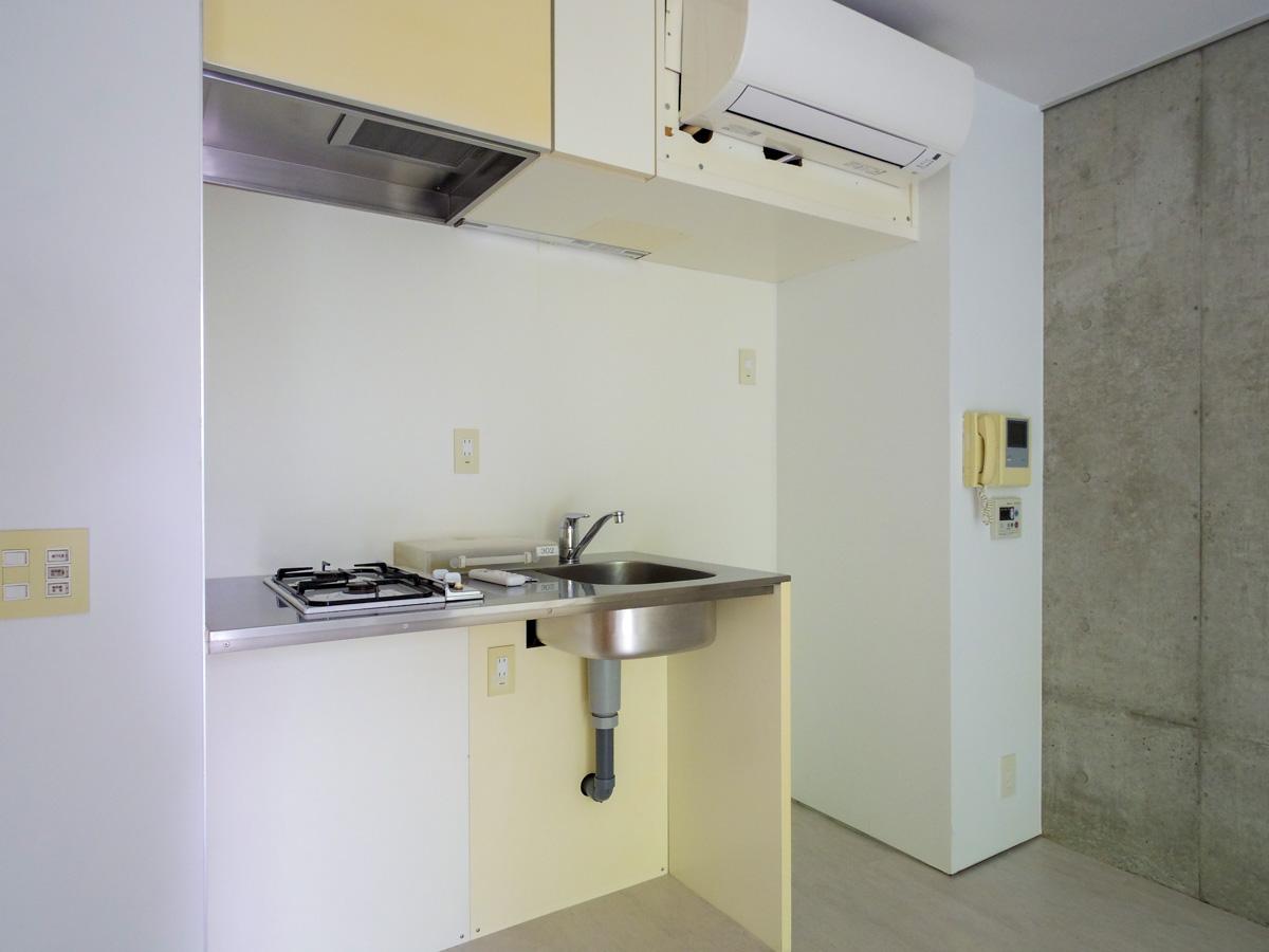 大田区北千束の賃貸物件/シンプルなデザインのキッチン