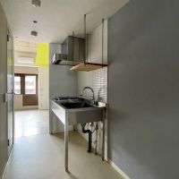 川崎市高津区二子の賃貸物件/キッチン周り。収納がないので、部屋の雰囲気に合う棚をご用意いただけたら