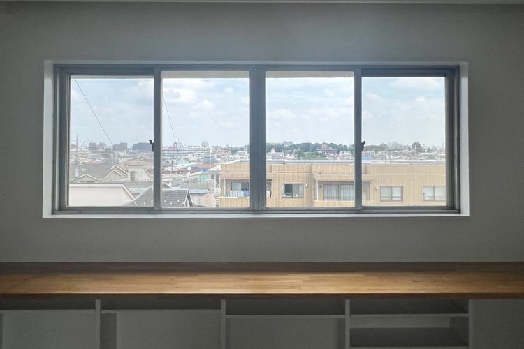 世田谷区奥沢の賃貸物件/カウンター越しの景色