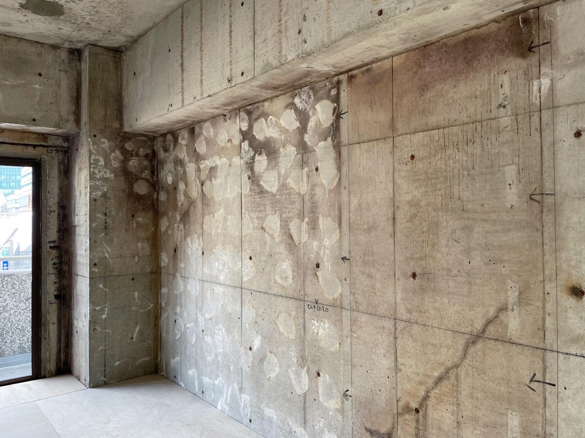 渋谷区渋谷の賃貸物件/このコンクリートの質感がたまらない