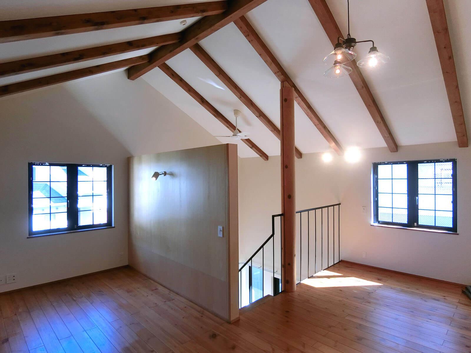 大田区大森中の賃貸物件/寝室＋リビングを2階で展開できそうな広さはあります