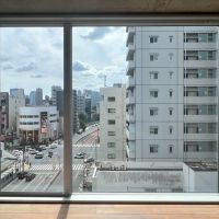 江東区門前仲町の賃貸物件/南向きの窓からの眺望（写真は3フロア上の同様間取りの別部屋です。眺望が異なる可能性があります）