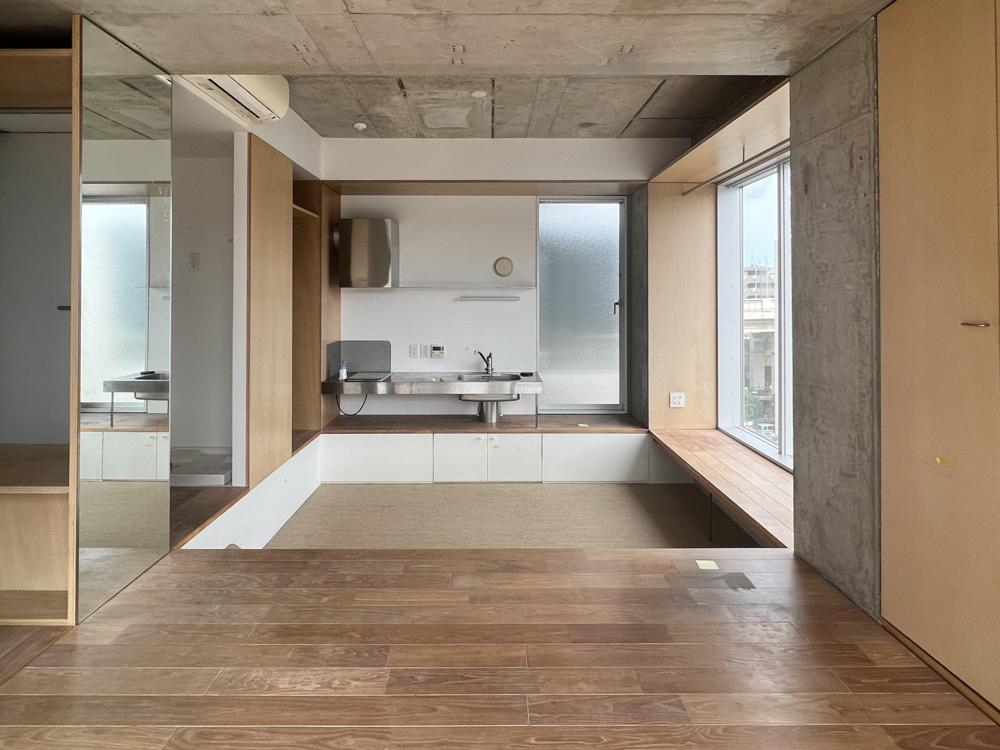 江東区門前仲町の賃貸物件/反対側から見た視点