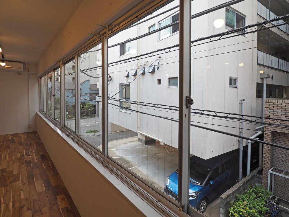 文京区白山の賃貸物件/窓を全部開けると開放的です