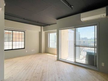 文京区千駄木の賃貸物件/風抜ける、レトロなビルの最上階