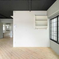 文京区千駄木の賃貸物件/壁付の収納棚は撤去済みです