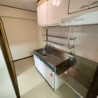 渋谷区代々木の賃貸物件/キッチン　写真に写っていませんが、洗濯機置き場はキッチンの向かいにあります