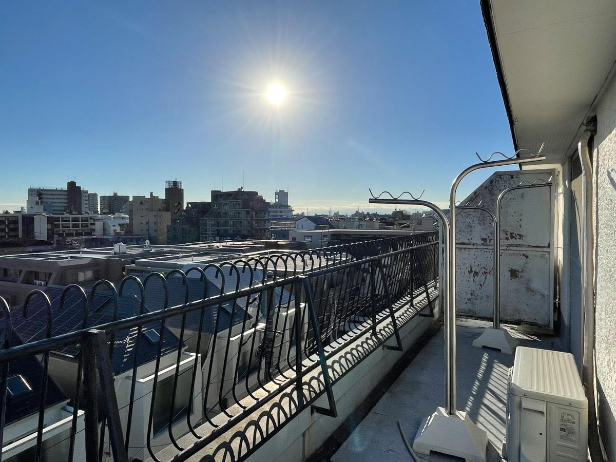 杉並区上荻の賃貸物件/南側のバルコニー