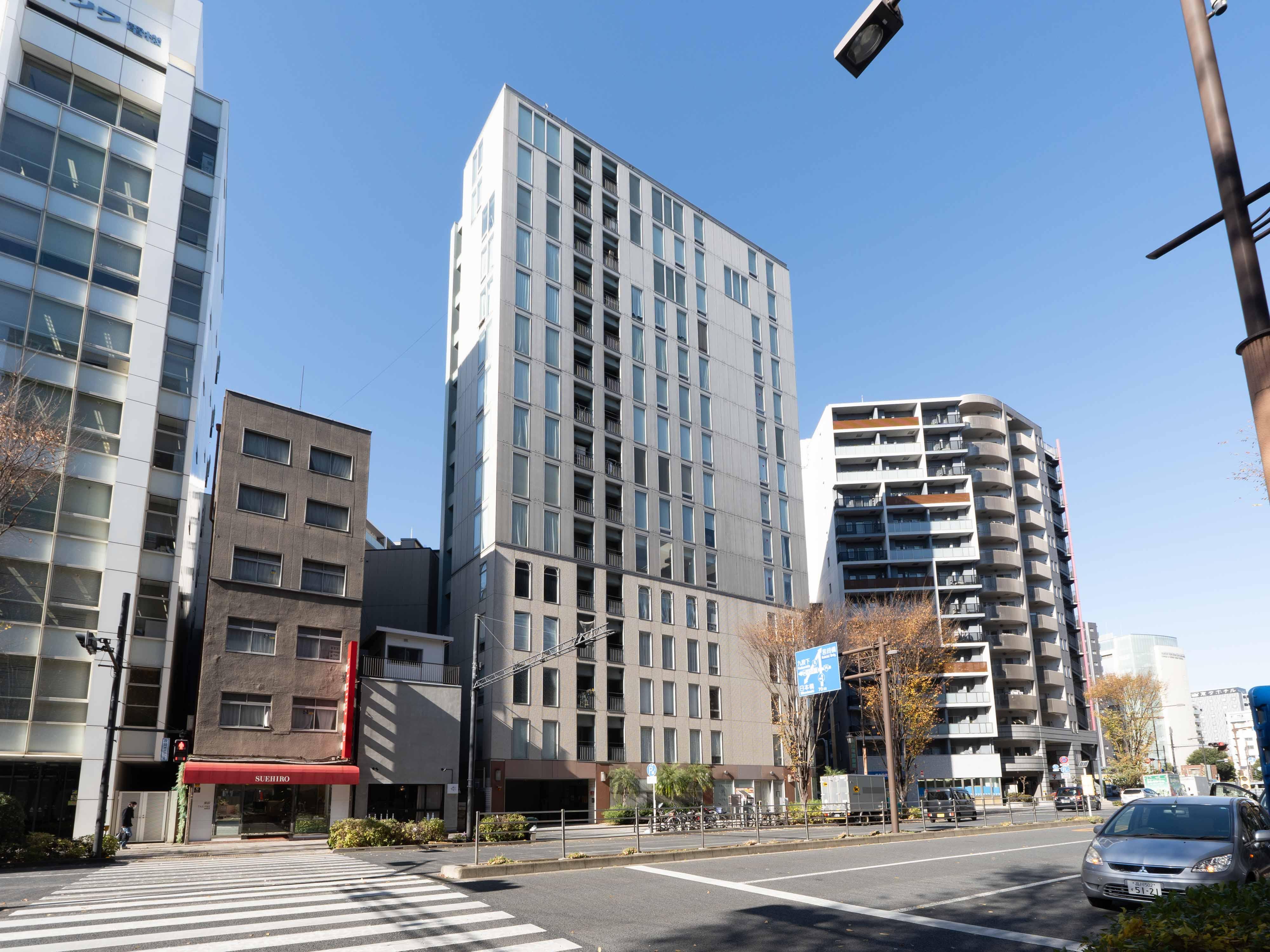 中央区日本橋横山町の賃貸物件/建物外観（大通り側）