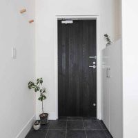 大田区山王の賃貸物件/玄関。木製の玄関扉がオリジナリティがあって、かっこいい