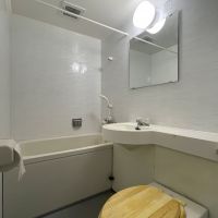 世田谷区池尻の賃貸物件/風呂、トイレ、洗面台が同室の3点ユニットです