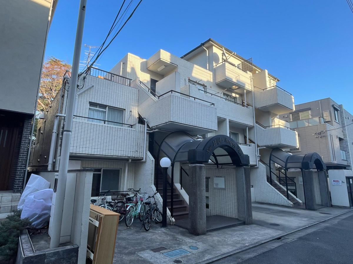 世田谷区池尻の賃貸物件/外観を西側から