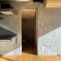 杉並区浜田山の賃貸物件/水まわりはキッチン横の1箇所に集まっています