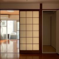 新宿区改代の賃貸物件/4.5畳の洋室：収納はクローゼットがあります