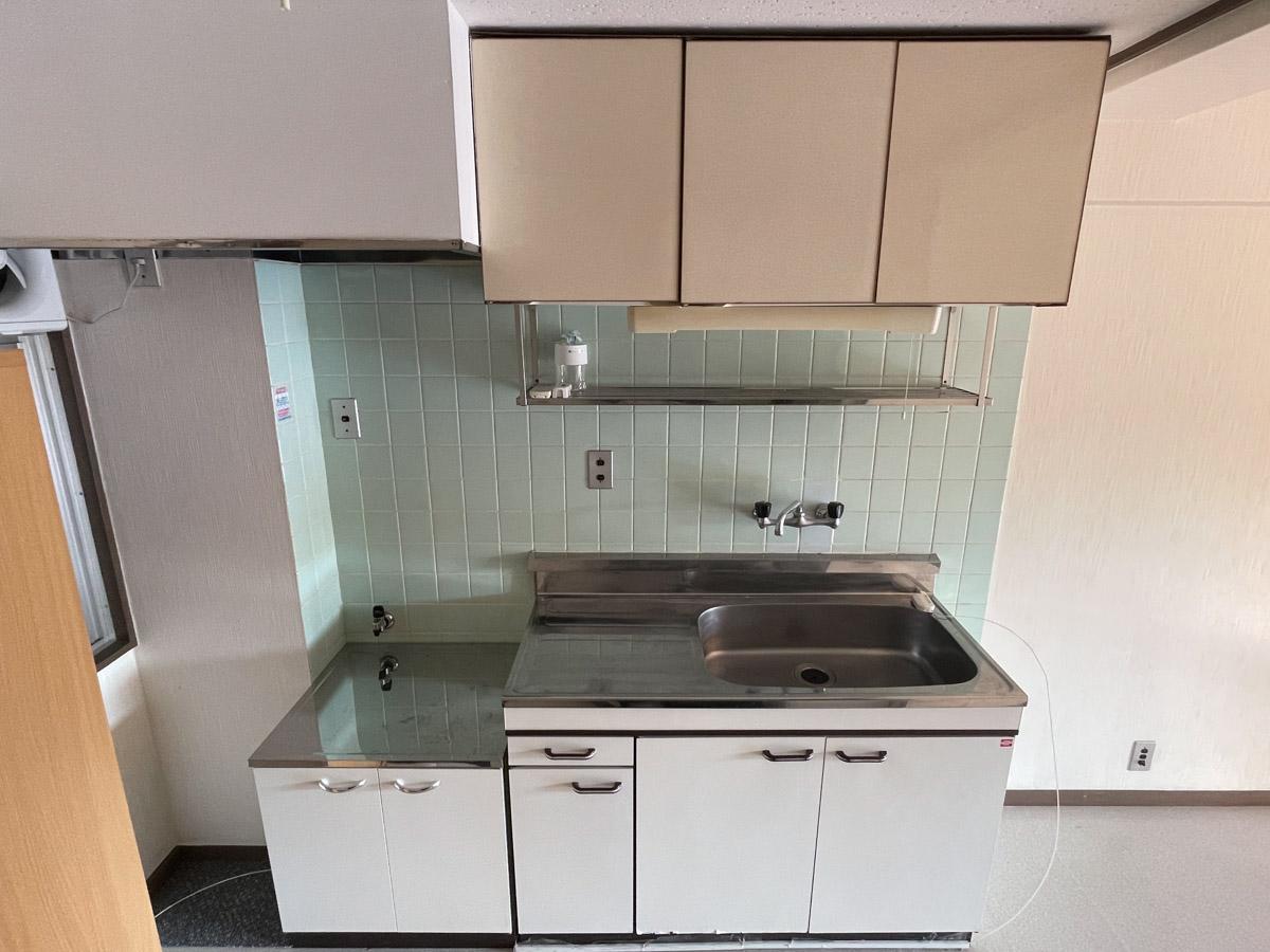 新宿区改代の賃貸物件/キッチン。ガスコンロはご用意ください