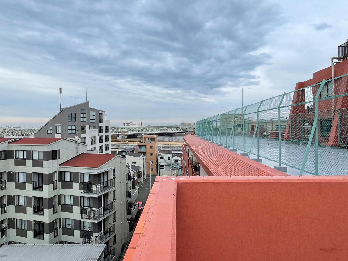 江戸川区平井の賃貸物件/北側には荒川が見えます