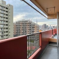 江戸川区平井の賃貸物件/南側のベランダ