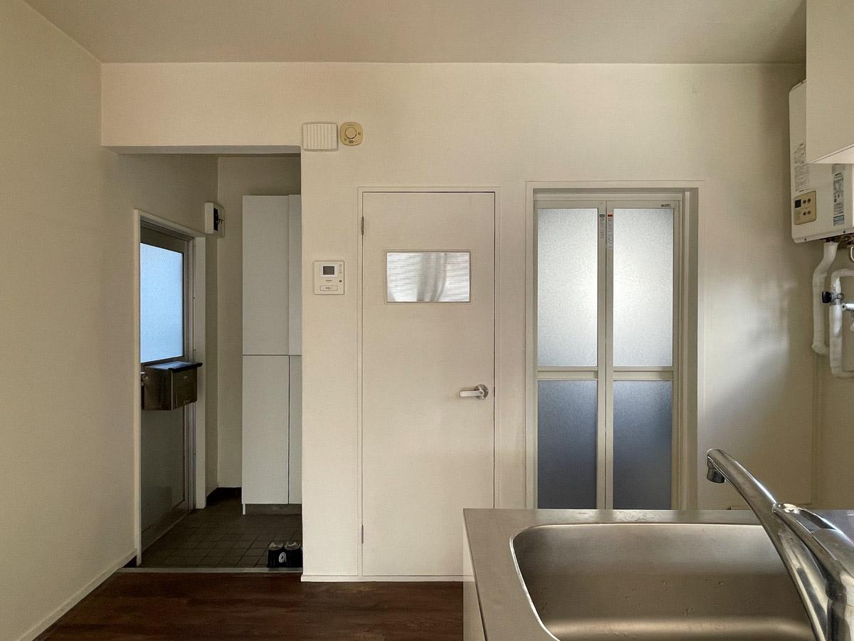 世田谷区池尻の賃貸物件/水まわりは北側に集まっています