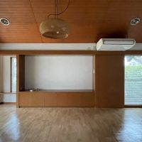 世田谷区代田の賃貸物件/1階：西側にはテレビ台の造作があります