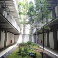 横浜市青葉区美しが丘の賃貸物件/竹の美しい中庭