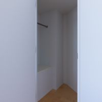 大田区北千束の賃貸物件/ちょっとしたウォークインクローゼットも
