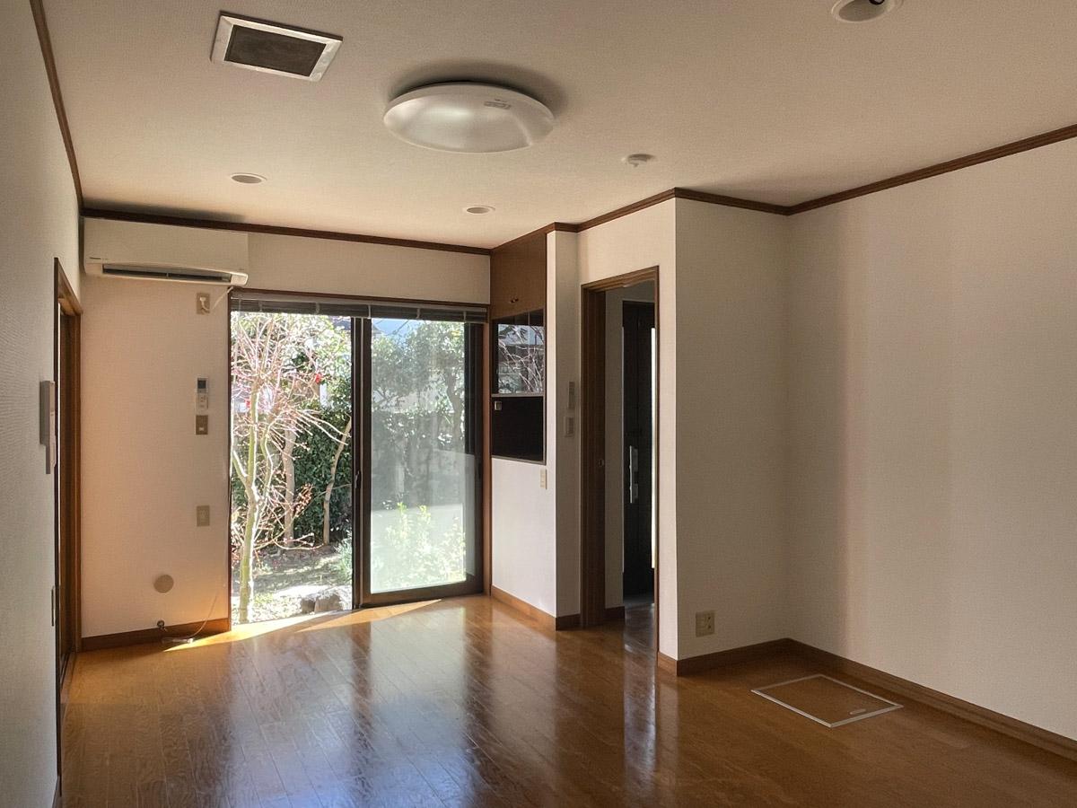 杉並区阿佐谷北の賃貸物件/1F：リビングを南に向かって
