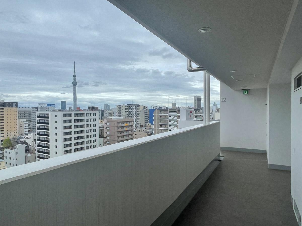 台東区竜泉の賃貸物件/玄関外、共用部