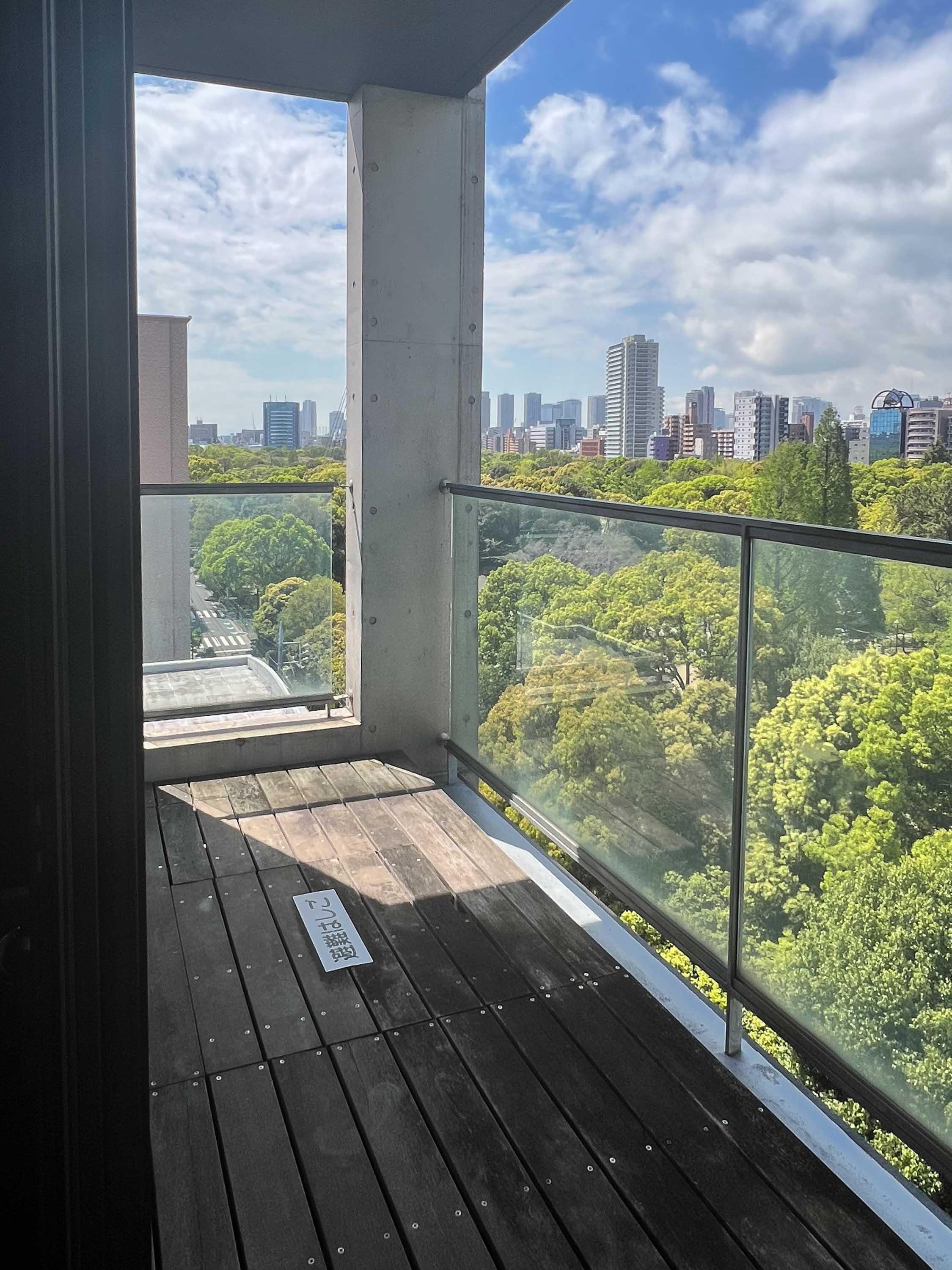 江東区平野の賃貸物件/ベランダがウッドデッキ