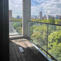 江東区平野の賃貸物件/ベランダがウッドデッキ