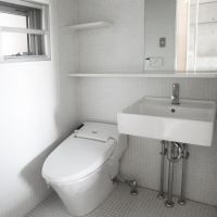 川崎市中原区丸子通の賃貸物件/白く清潔感のある洗面室