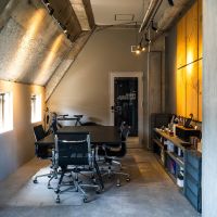 中央区日本橋小舟町の賃貸物件/前入居者さんはこんな感じの打合せスペースを作っていました