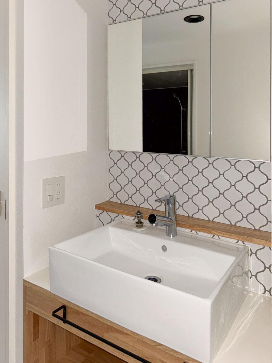 新宿区市谷柳町の賃貸物件/洗面