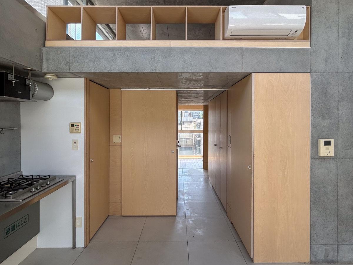 新宿区早稲田鶴巻町の賃貸物件/ロフトでつながっているため、風も抜けます