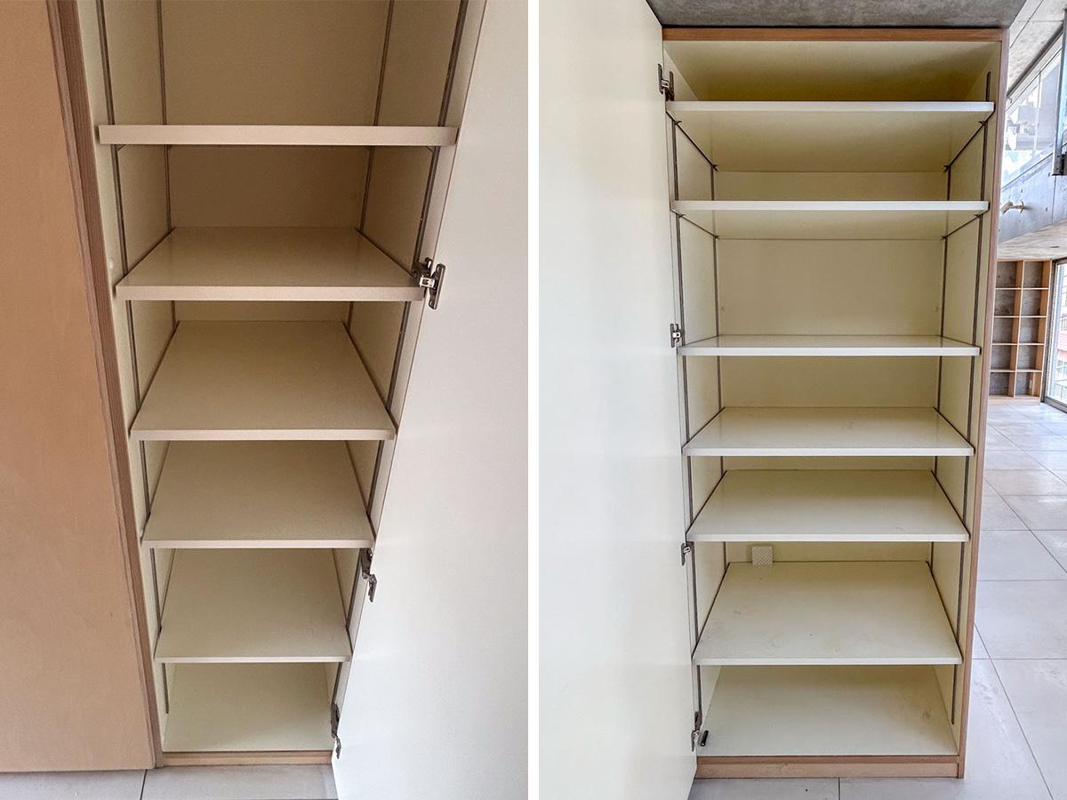 新宿区早稲田鶴巻町の賃貸物件/廊下にはたくさんの収納1