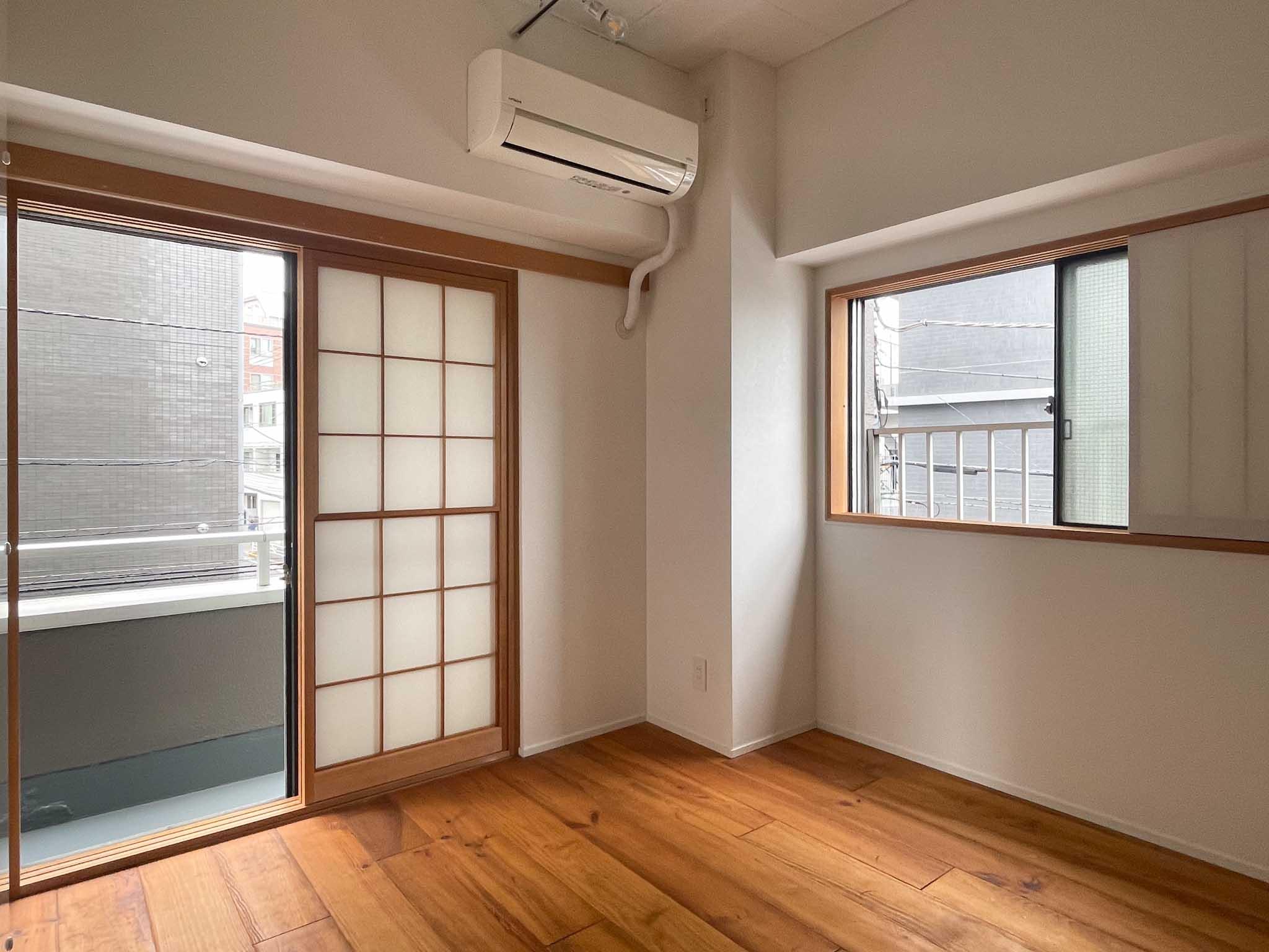 渋谷区恵比寿の賃貸物件/5.2畳の洋室：角部屋で明るい