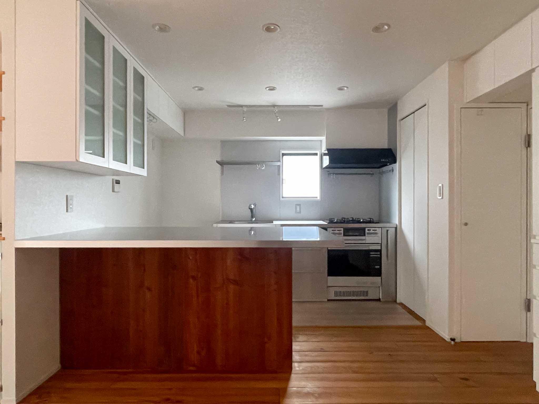 渋谷区恵比寿の賃貸物件/広々としたキッチンスペース