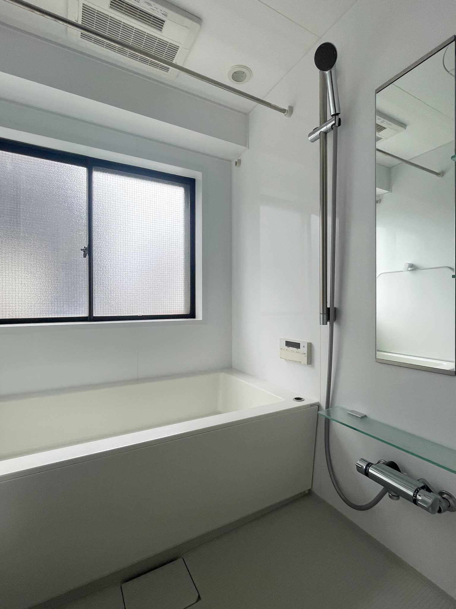 渋谷区恵比寿の賃貸物件/追いだき付きの浴室